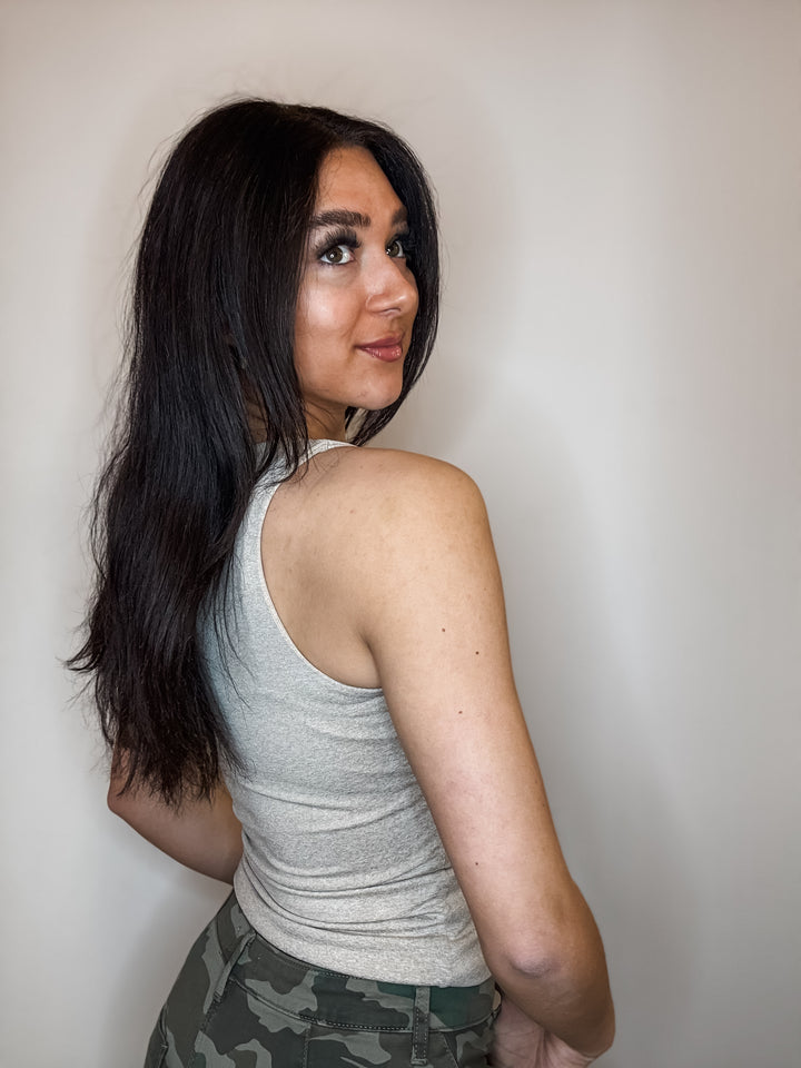 Maria Muscle Tank - Oatmeal