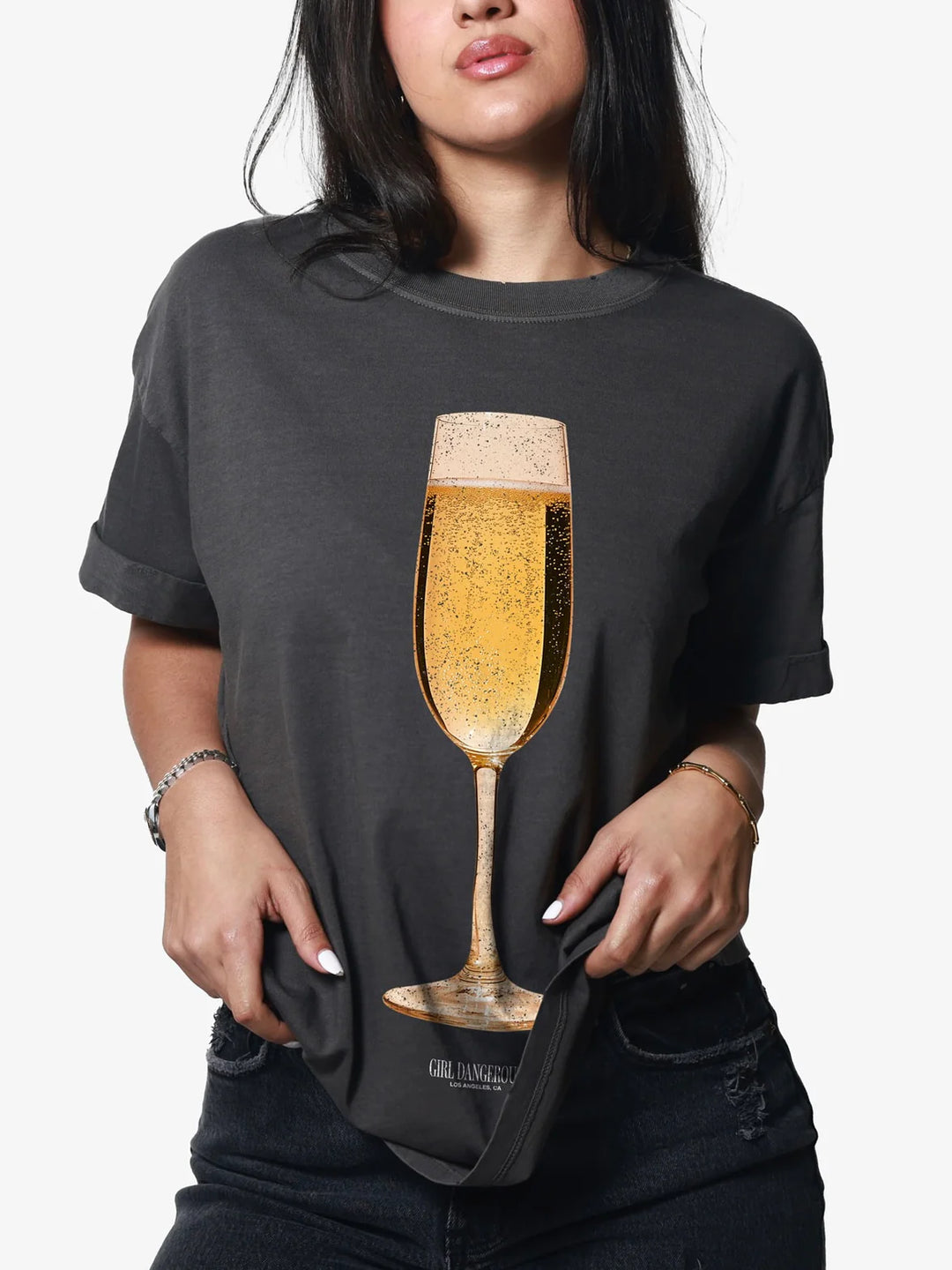 Champagne Boyfriend Tee