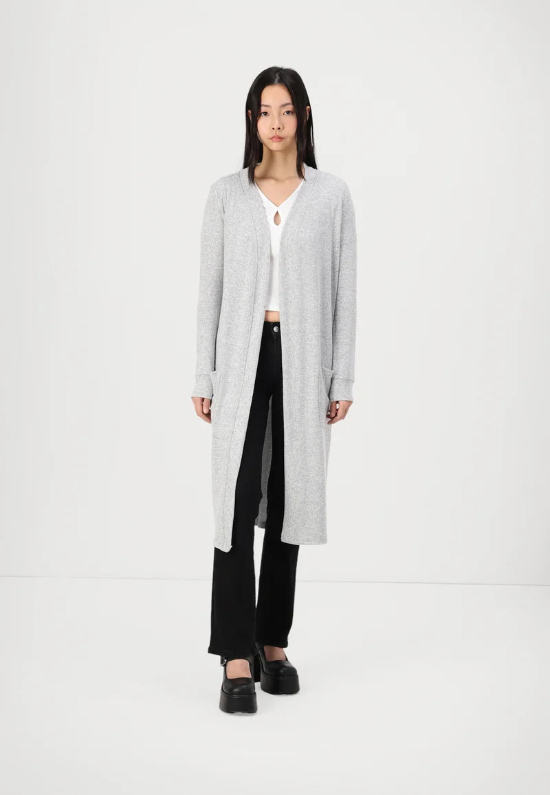 City Longline Open Cardigan
