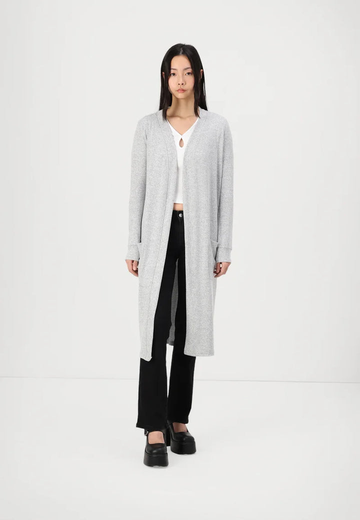 City Longline Open Cardigan