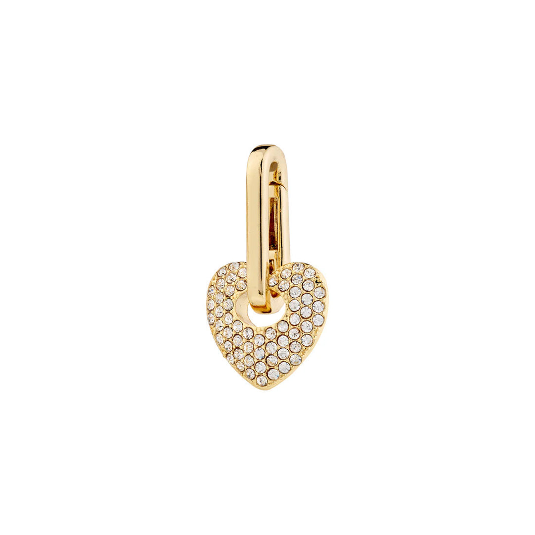 Crystal Heart Charm Pendant