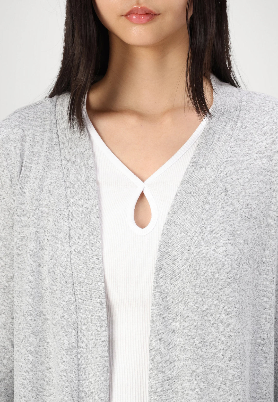 City Longline Open Cardigan