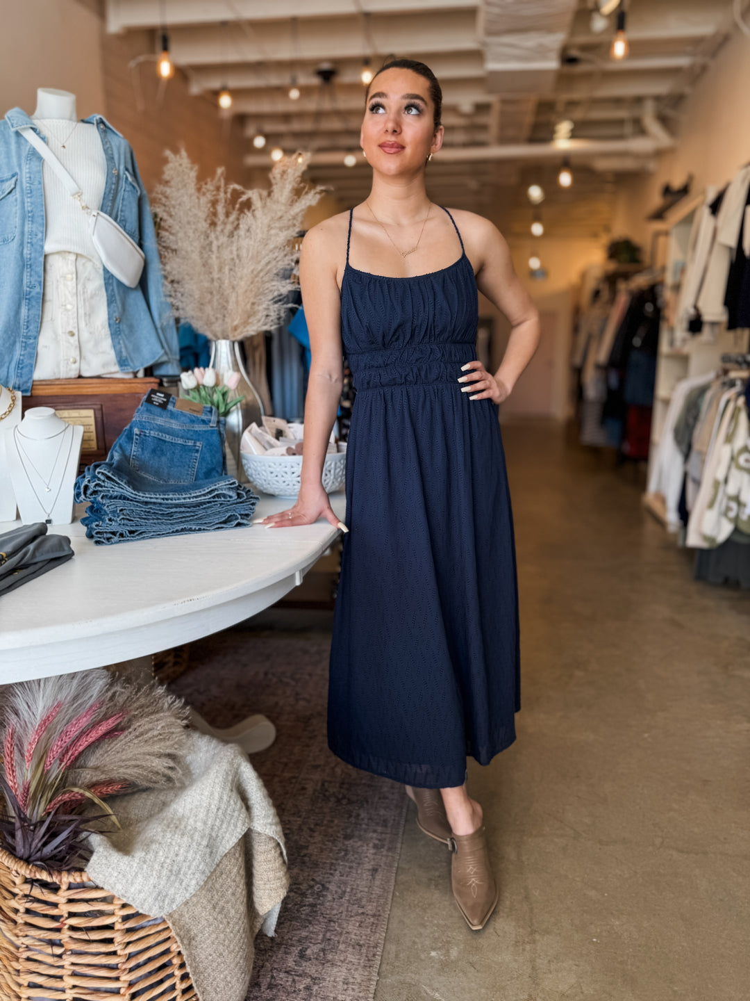 Navy Sun Dress