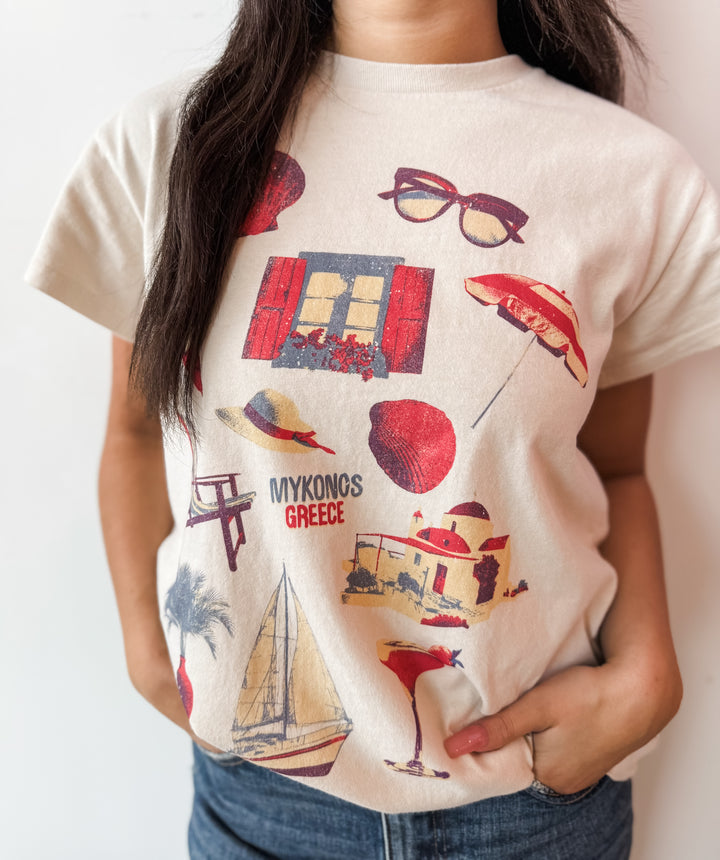 Mykonos Vintage Tee