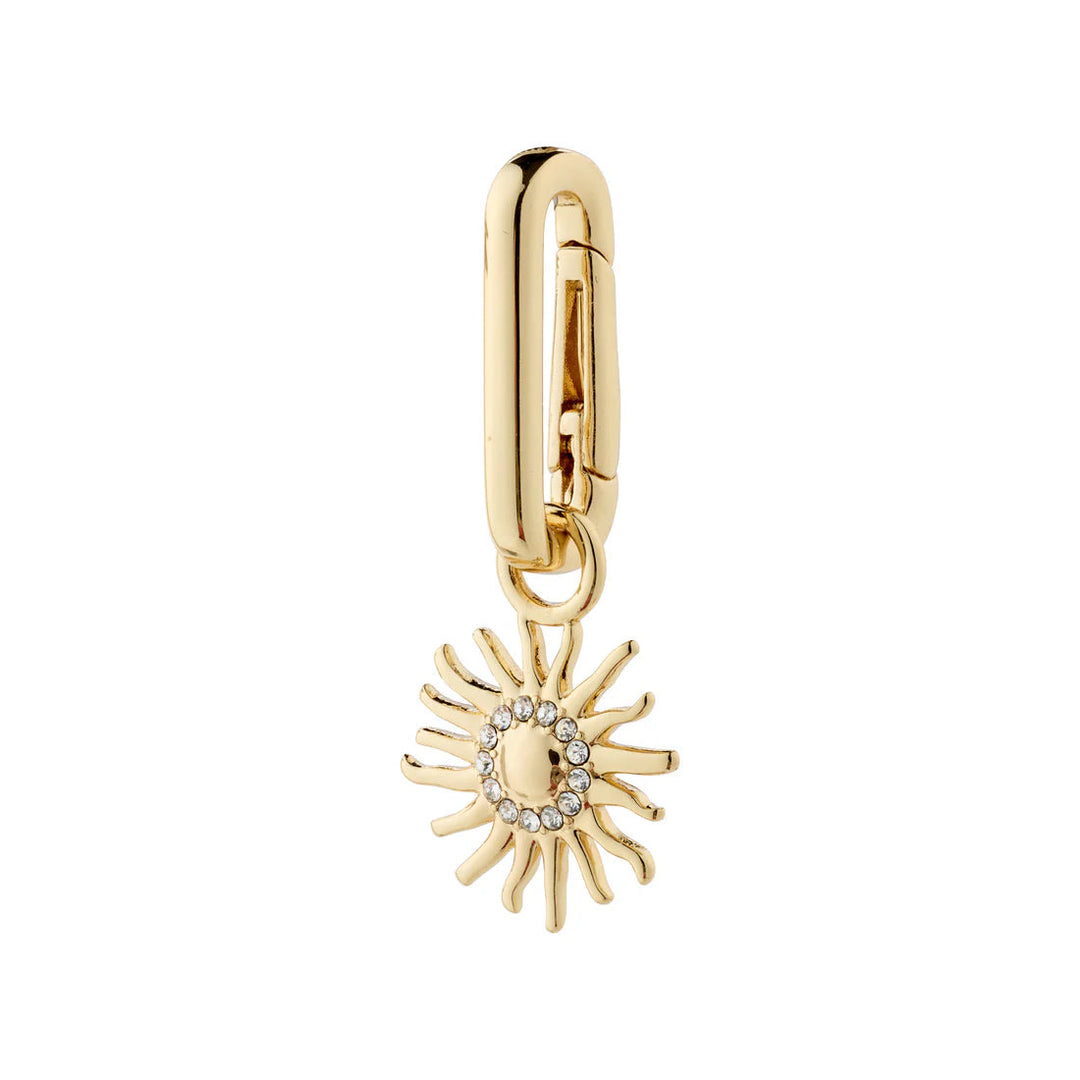 Crystal Sun Charm Pendant