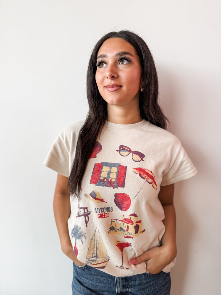 Mykonos Vintage Tee