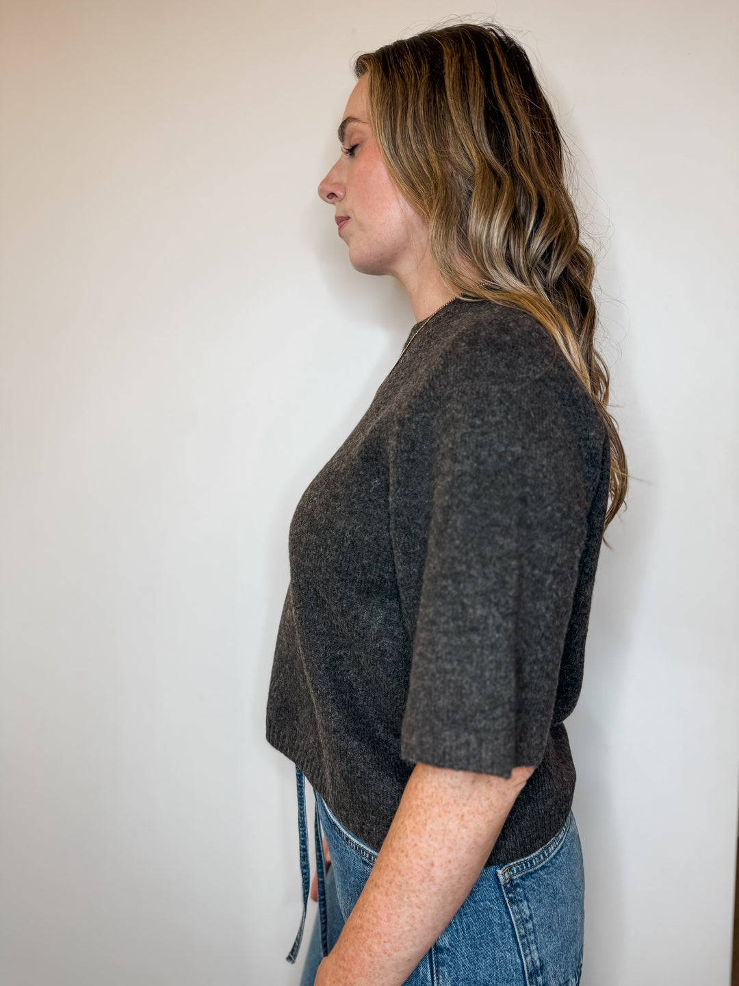 Boom Sweater Tee - Brown