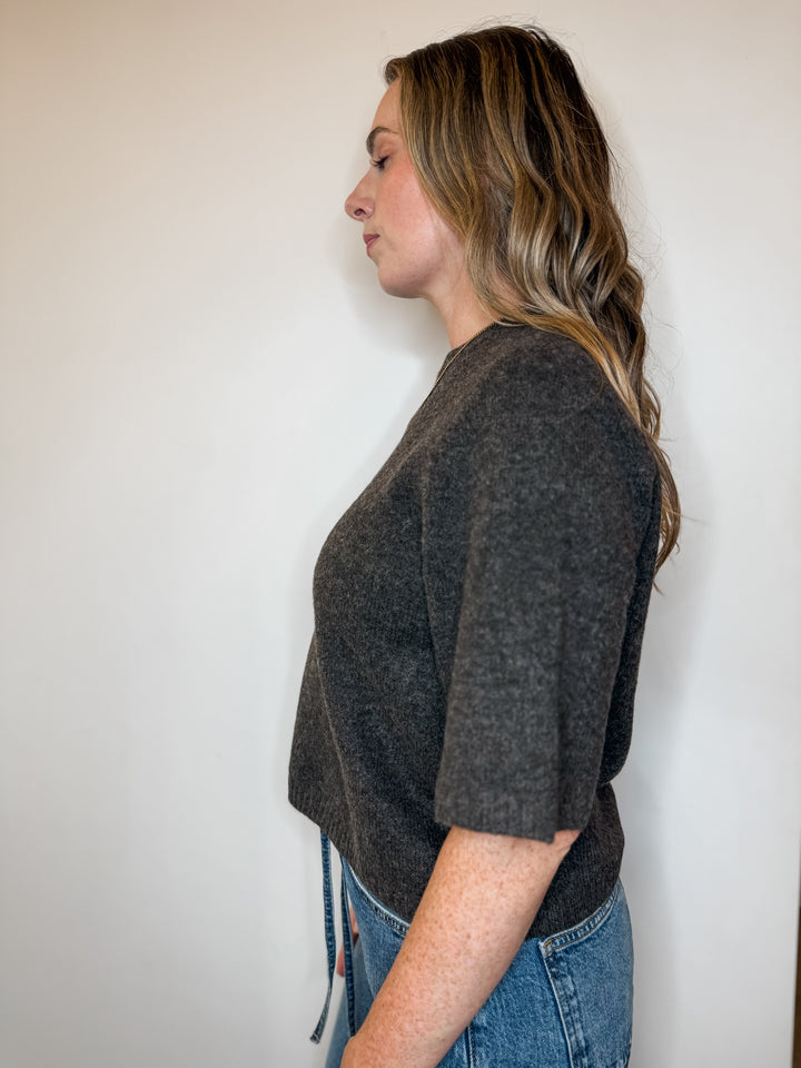 Boom Sweater Tee - Brown