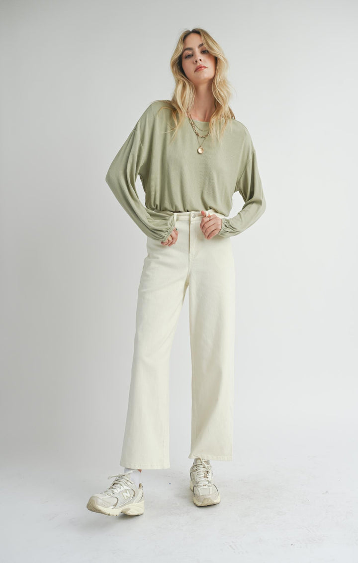 Ronan Elastic Hem Top
