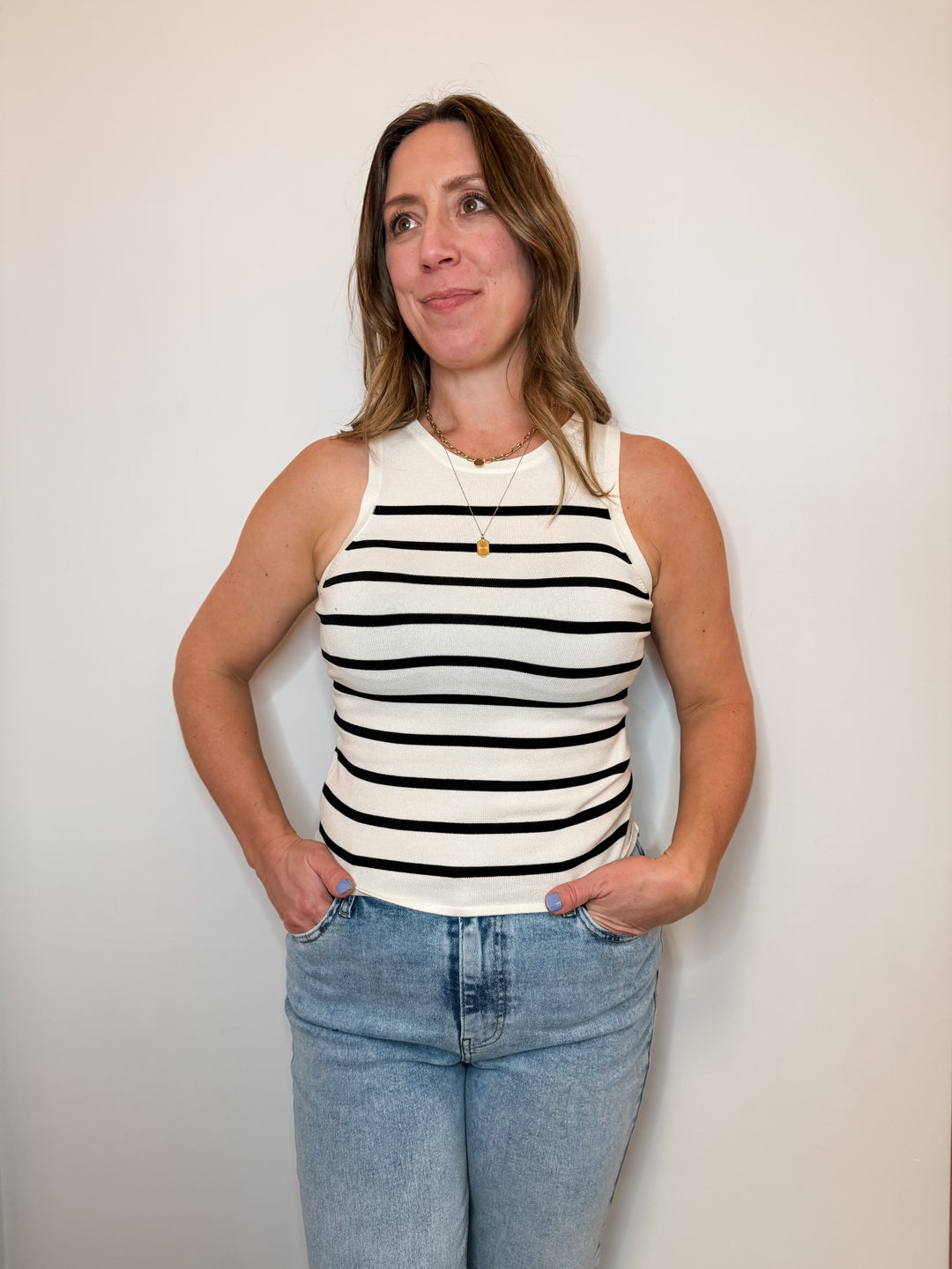 Evelyn Tank - Striped