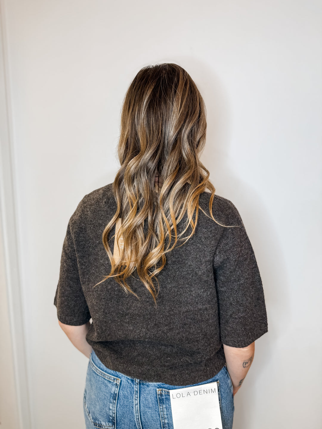 Boom Sweater Tee - Brown