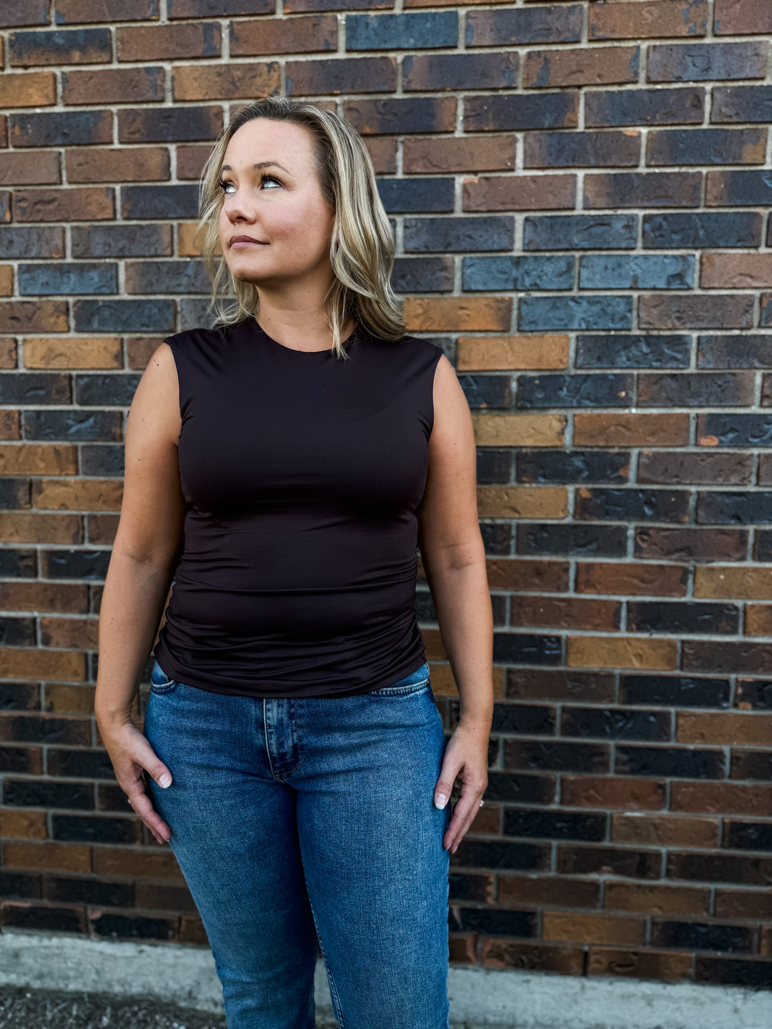 Roxi Tank - Brown