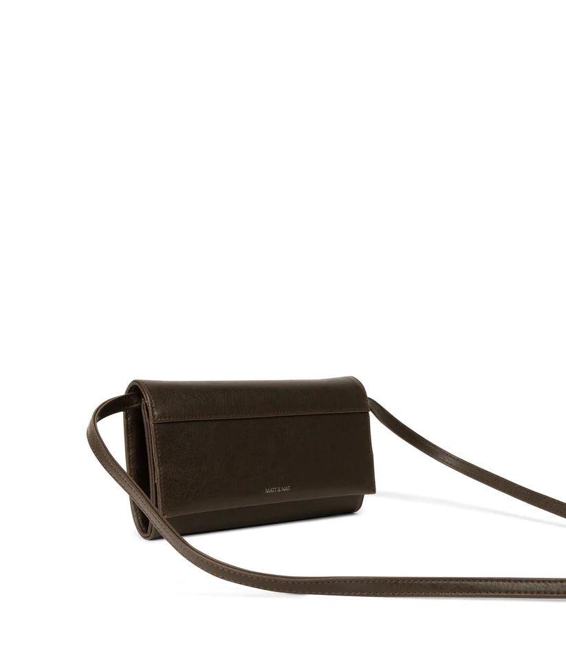 Lette Vintage Vegan Bag- Espresso
