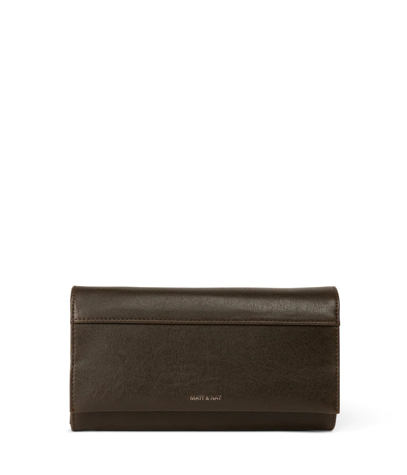 Lette Vintage Vegan Bag- Espresso