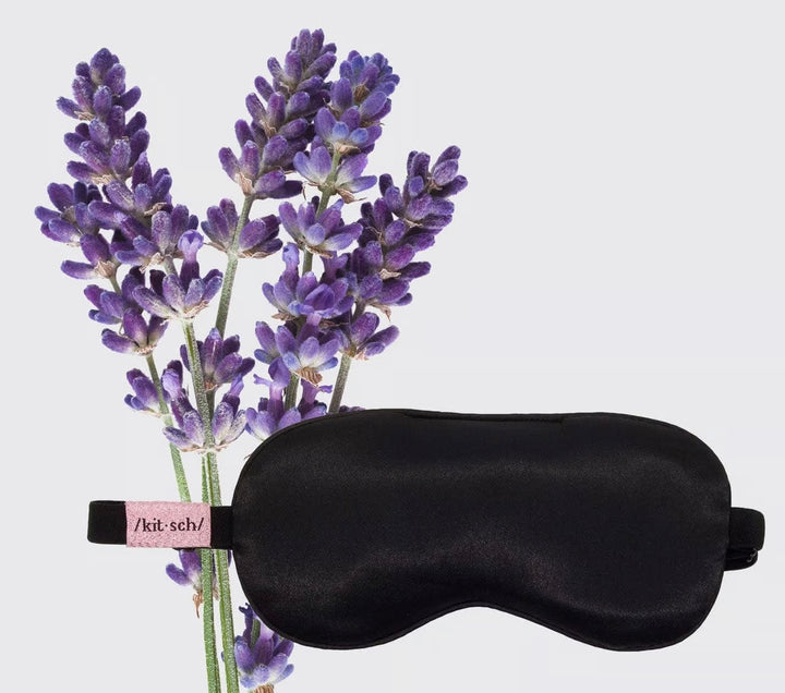 Lavender Weighted Satin Eye Mask