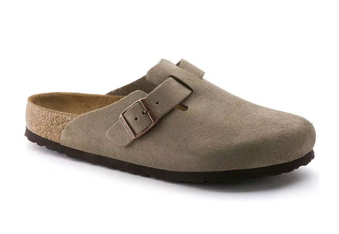 Birkenstock Boston Clogs - Taupe