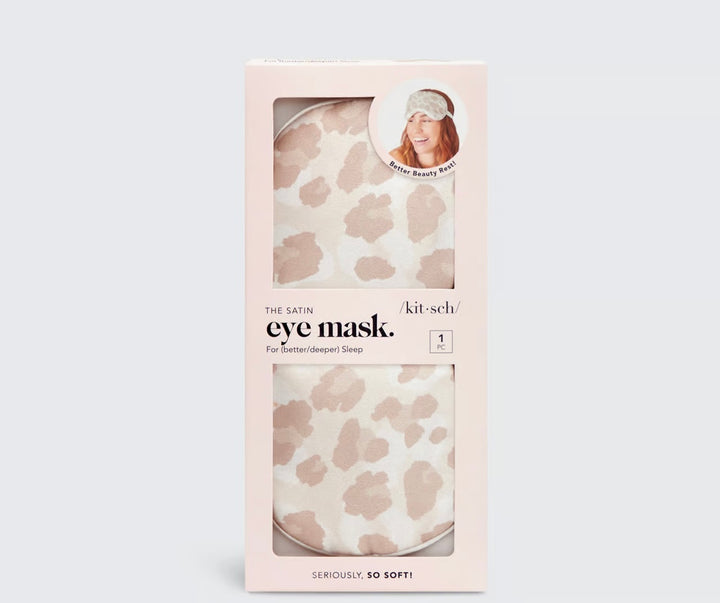 Satin Eye Mask - Leopard