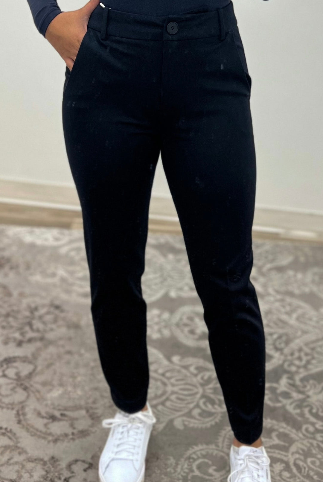 Ponti Cigarette Pants - Black
