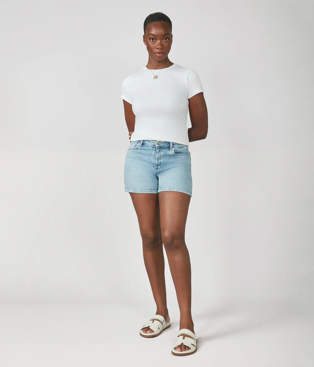 Liana Denim Shorts - Crystal Blue