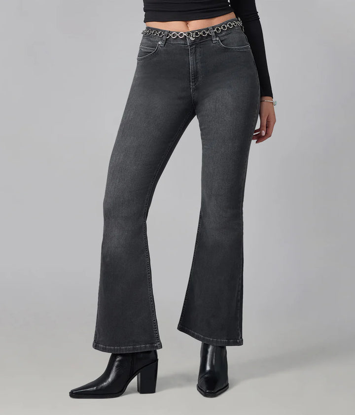 Alice Flare Jeans - Grey