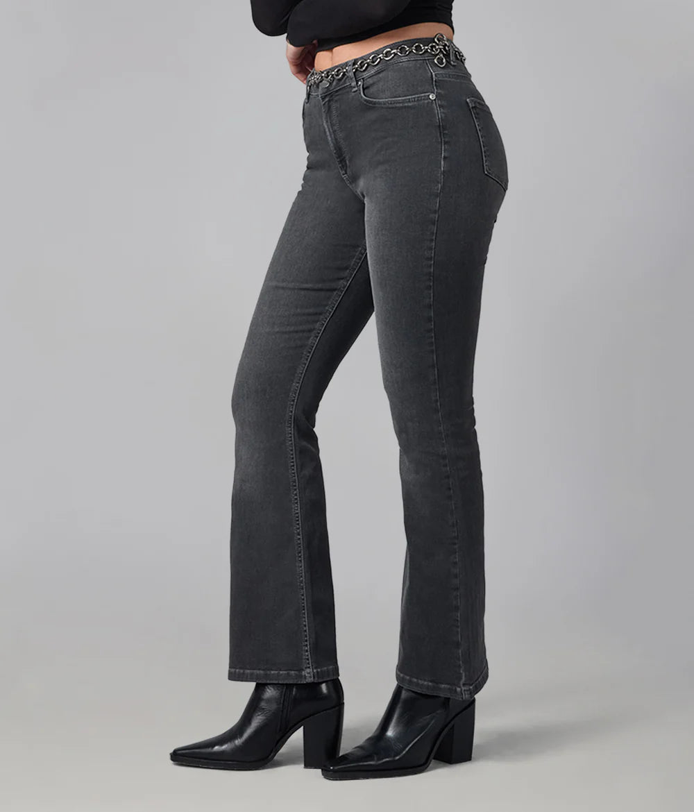 Alice Flare Jeans - Grey