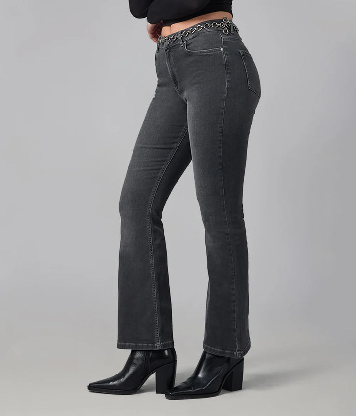Alice Flare Jeans - Grey