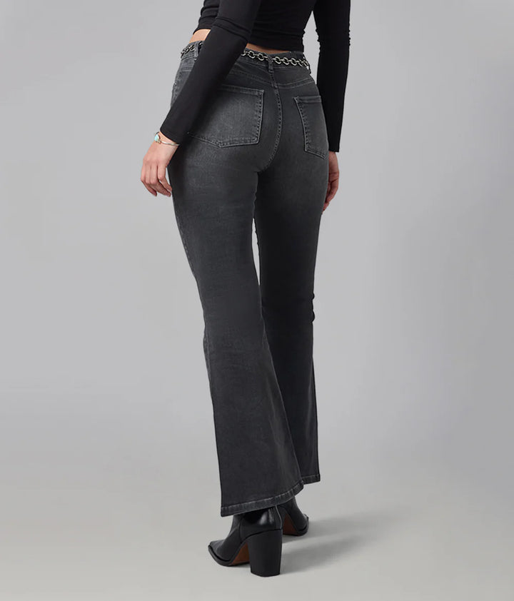 Alice Flare Jeans - Grey