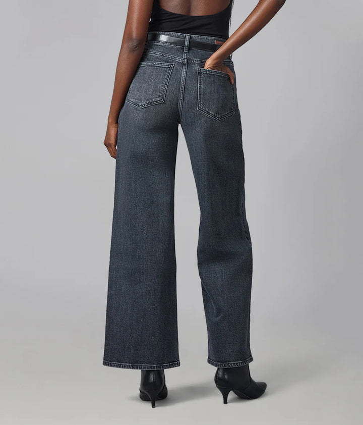 Colette Wide Leg Jeans - Grit Gray
