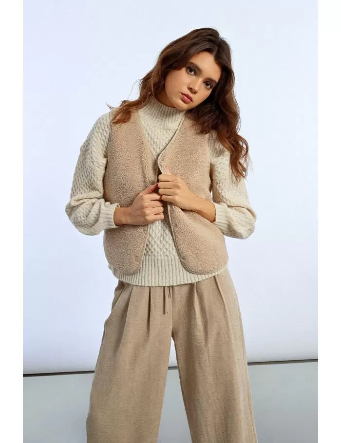 Teddy Vest Top
