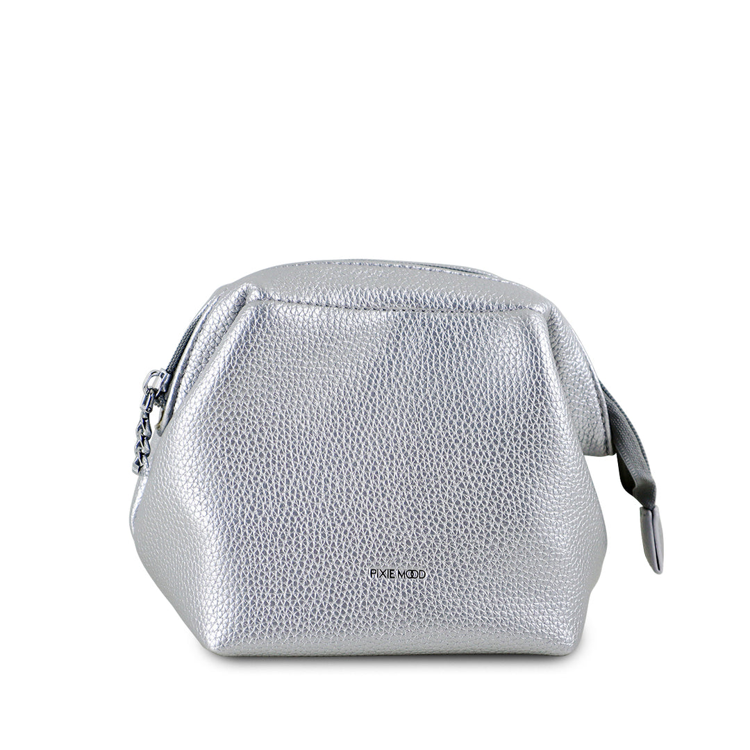 Josie Travel Pouch-Silver