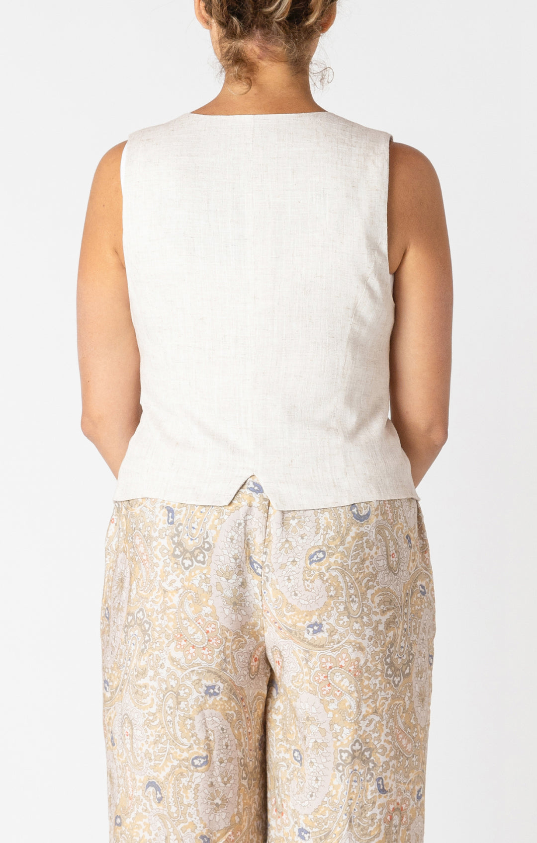 Linen Vest Top