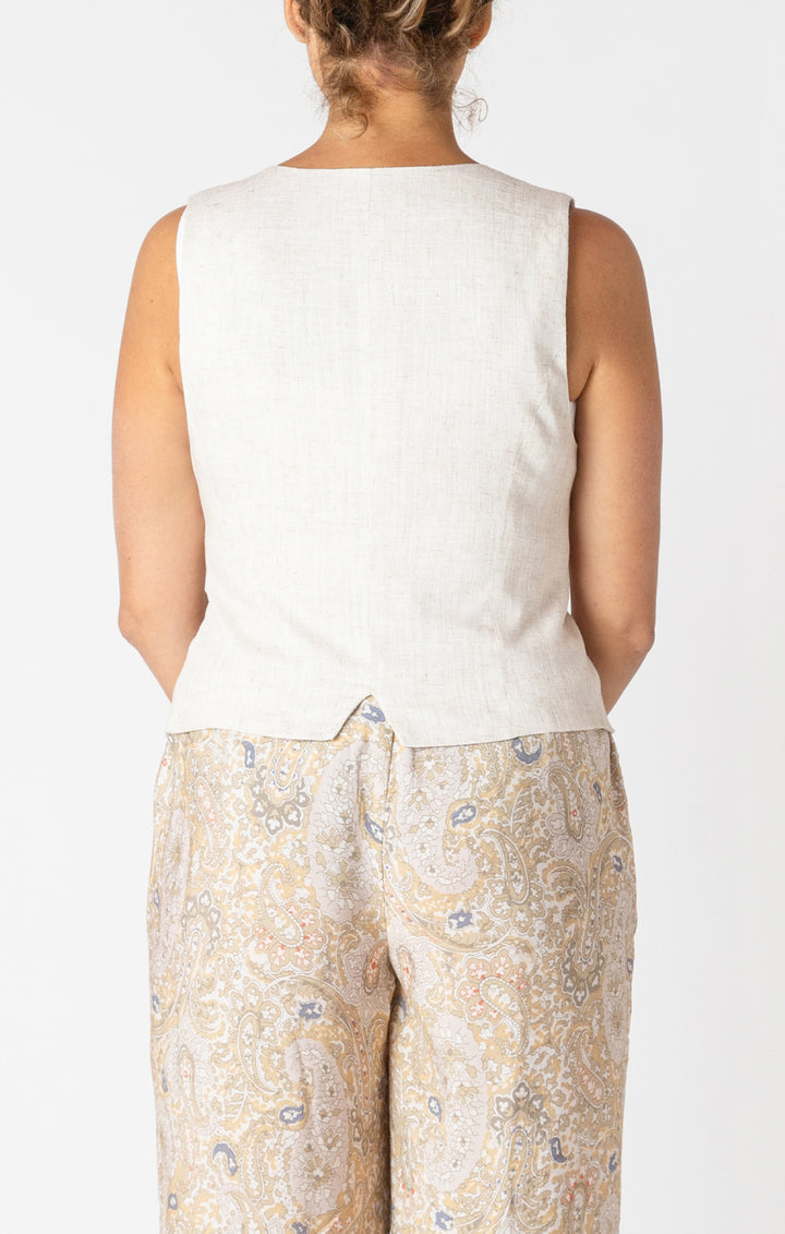 Linen Vest Top