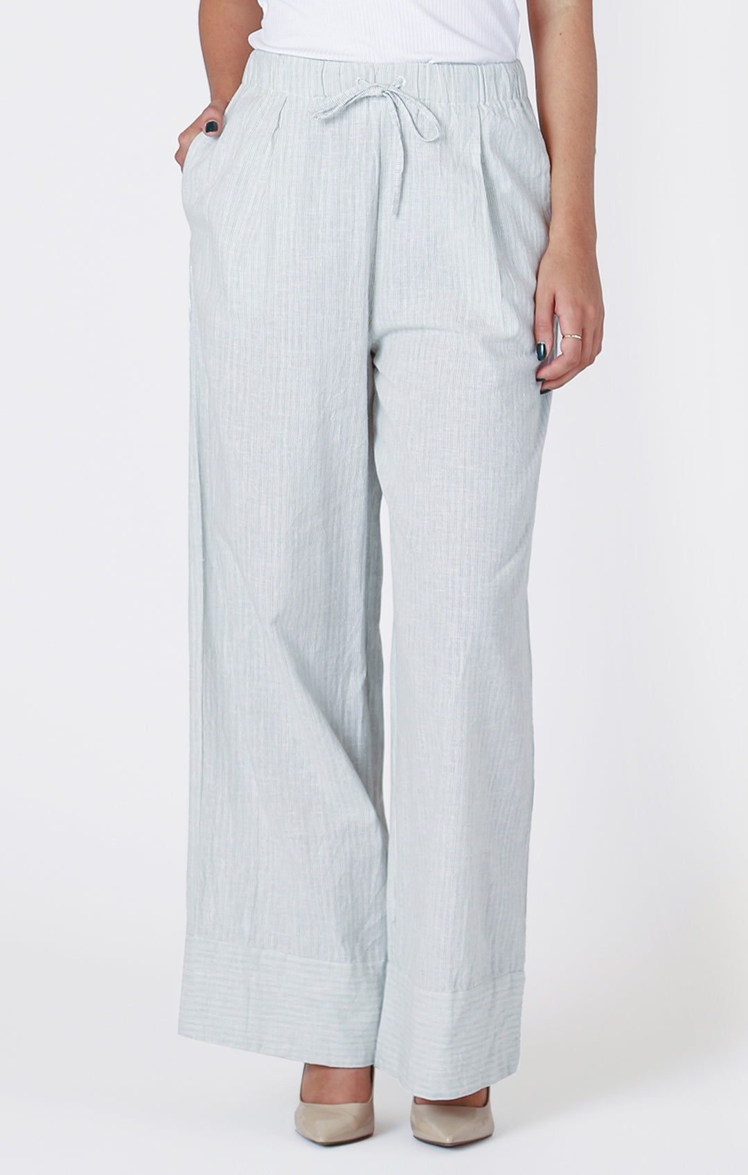 Striped Wide Leg Pants
