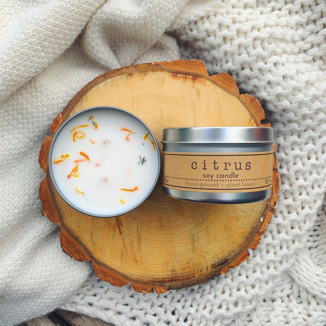 Wick'd Petals Citrus Candle
