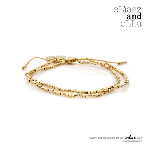 Gold "Tiny" Bead Bangin' Bracelet