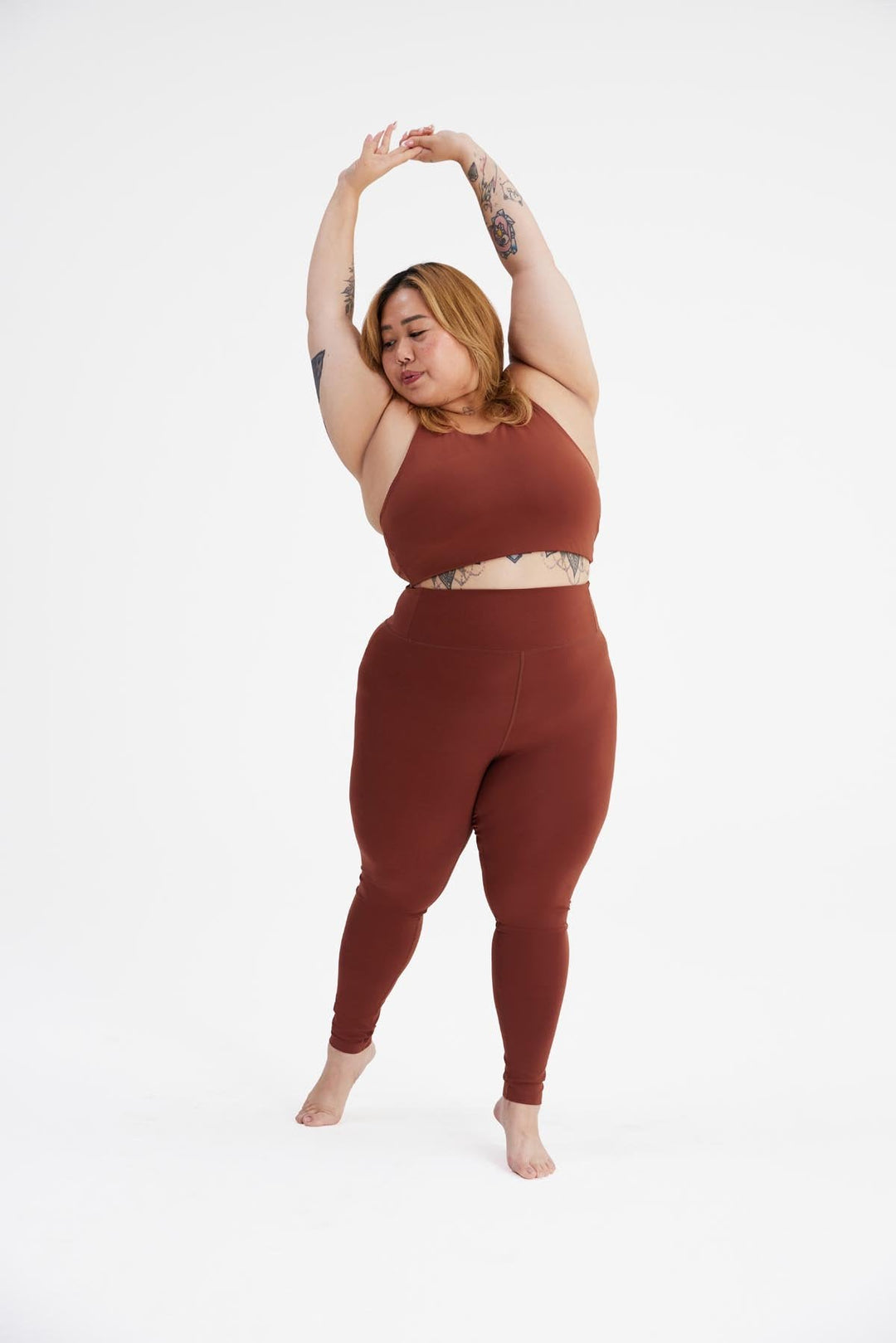 FLOAT Seamless High Rise Legging - MAHOGANY