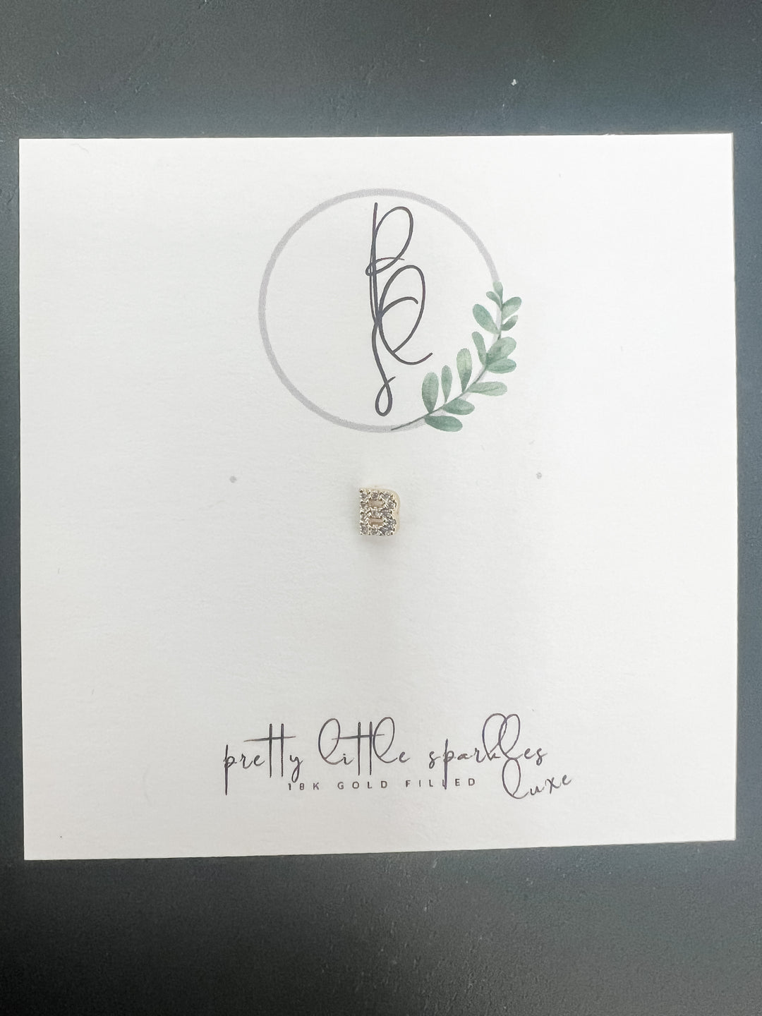 Pretty Little Sparkles - Letter Earrings