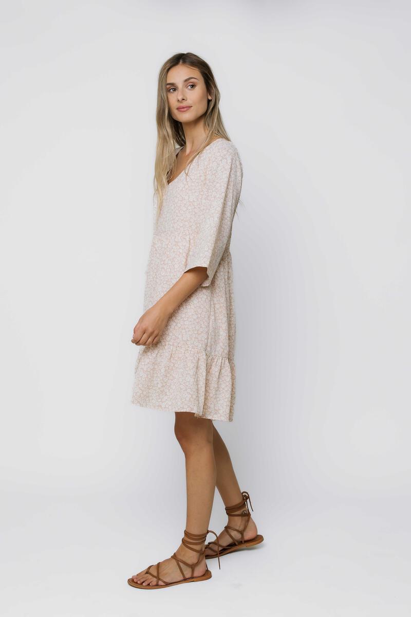 Grace Tiered Dress - Soft Floral