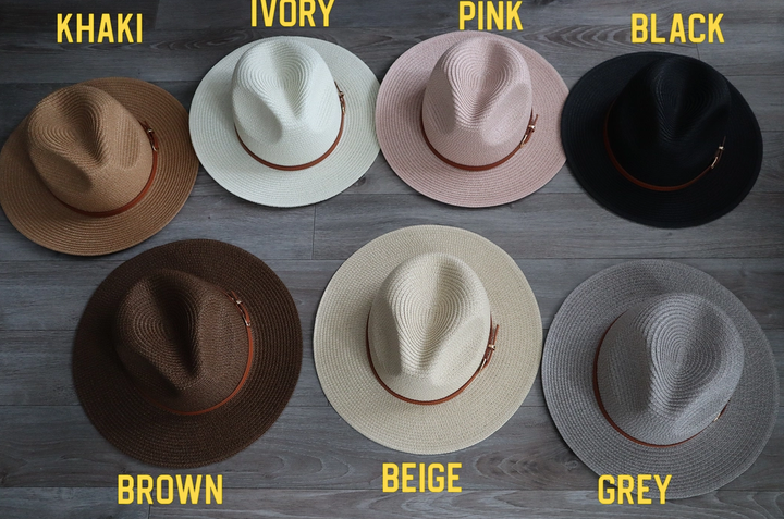 Panama Fedora Straw Hats