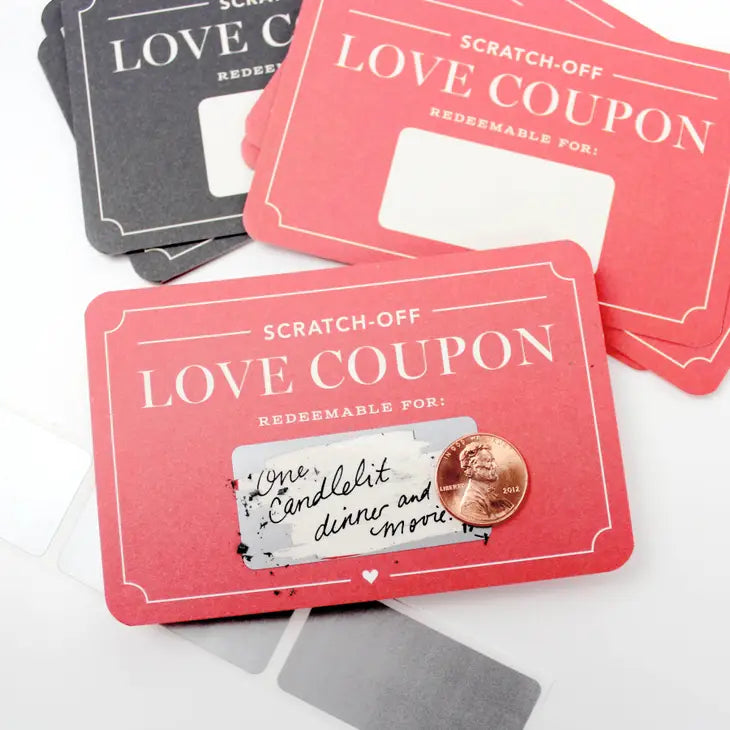 Scratch Off Love Coupons