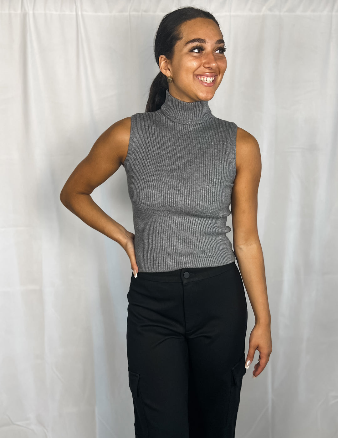 Turtleneck Sweater Tank