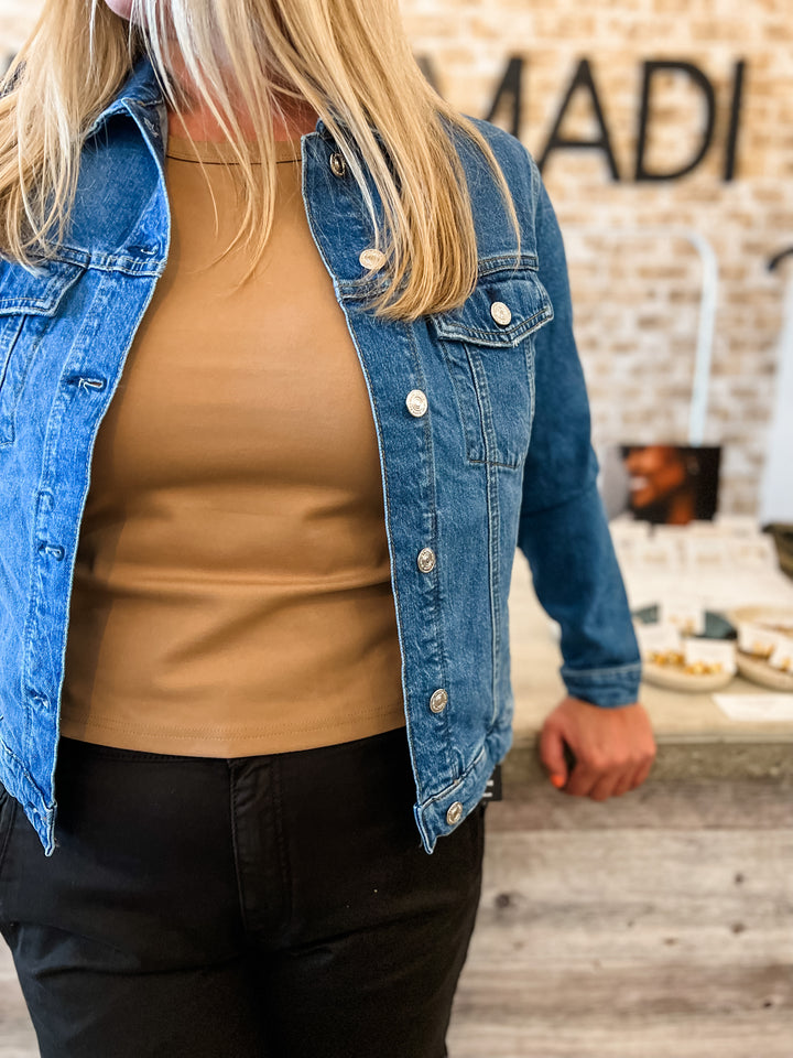 Katy Dark Denim Jacket
