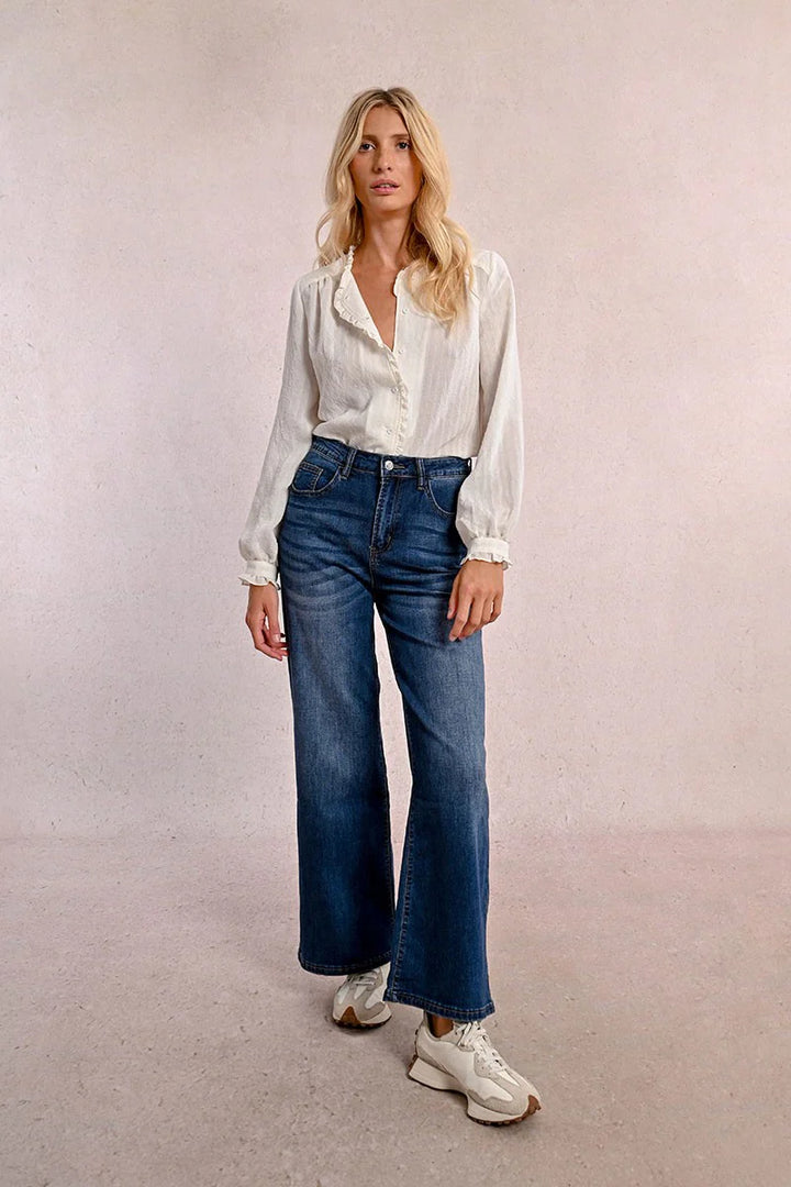 Molly Wide Leg Jeans - Brut Denim