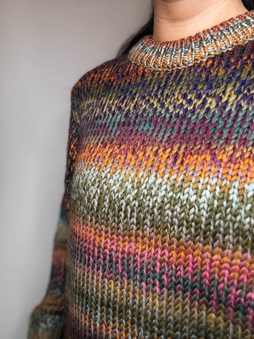 Chunky Multi-Color Sweater