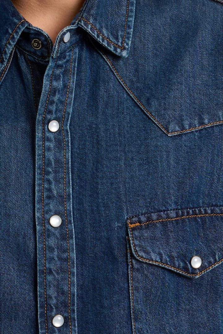 Dark Denim Blue Vest
