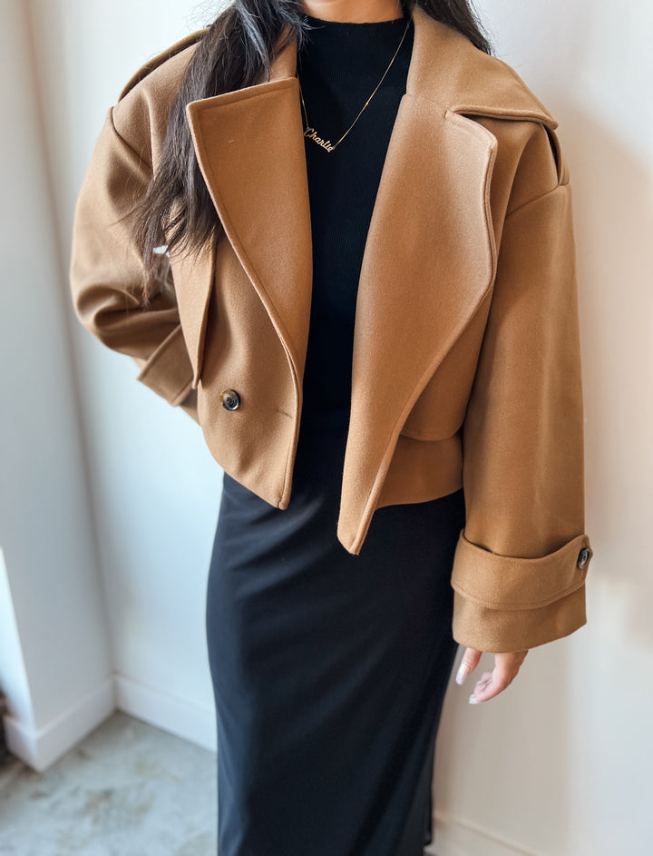 Cropped Trench Coat