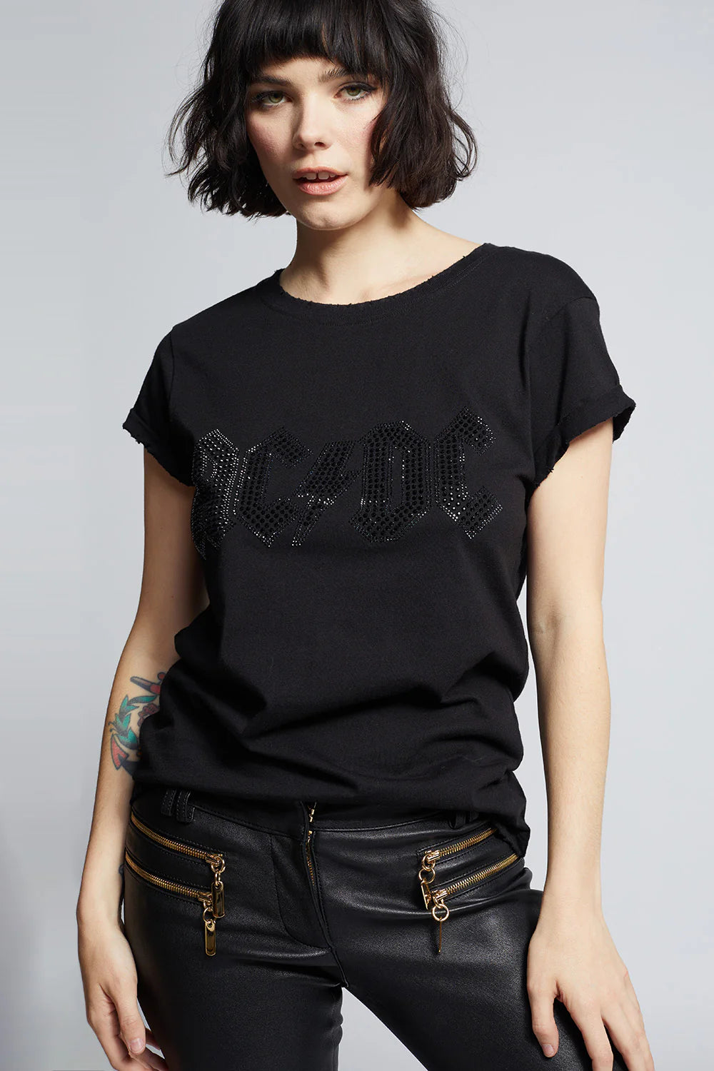 ACDC Crystal Tee