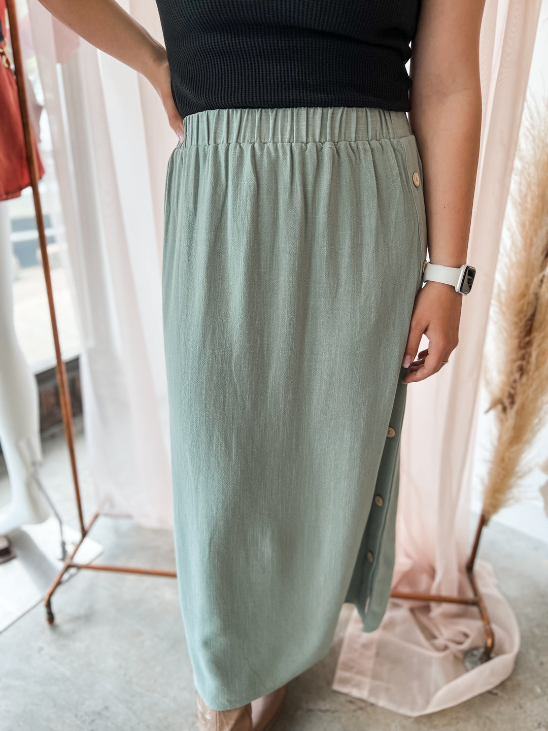 Botanical Midi Skirt