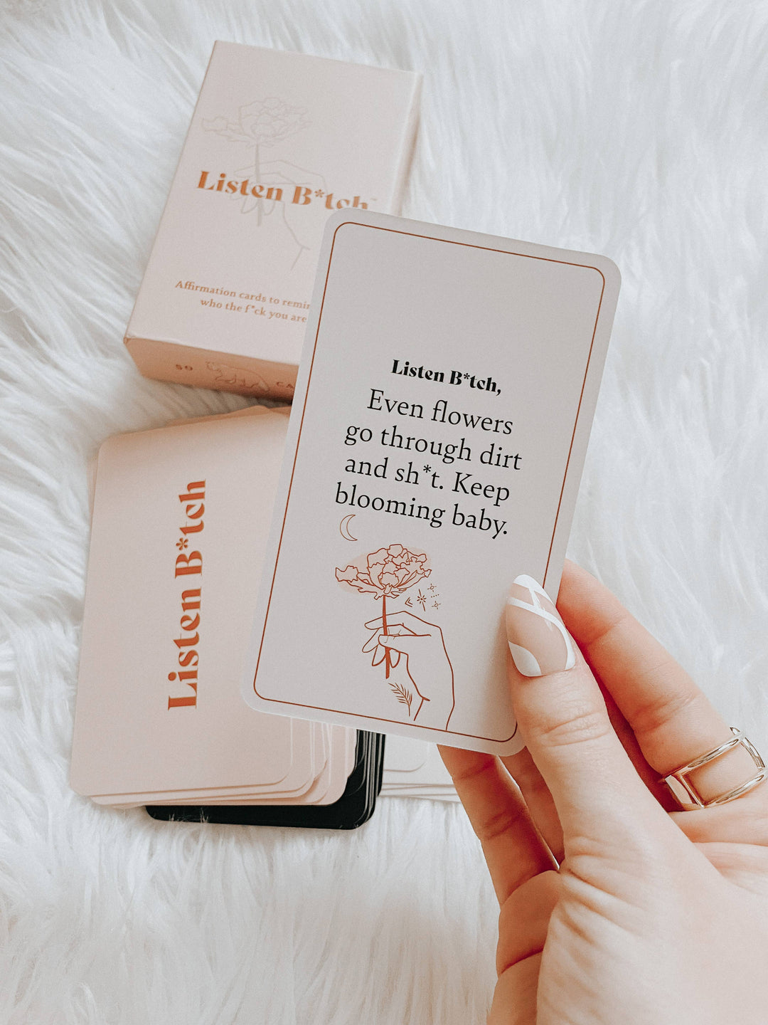 Listen B*tch Affirmation Cards