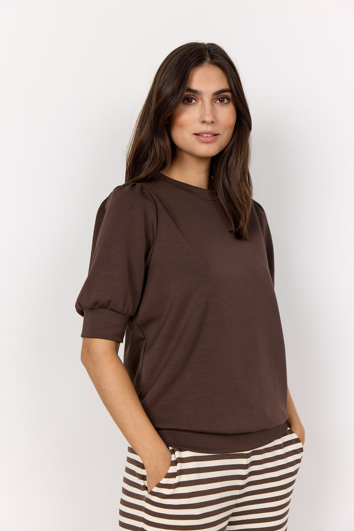 Banu 83 Top - Brown